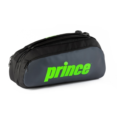 Prince Tennis Racketbag Tour 2 Comp (Racket bag, 2 main compartments, thermal compartment) 2023 black/green 6-pack